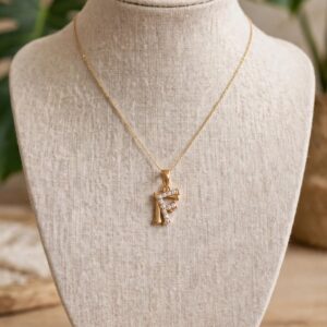 DJ06 DIJE DOBLE "F" 18K