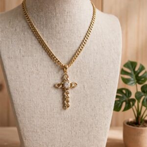 DJ65 DIJE DE CRUZ 14K