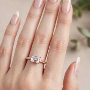 R191 ANILLO DE PIEDRITA RECTANGULAR