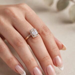 R317 ANILLO RECTANGULAR CON PIEDRITAS