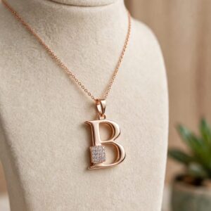 DJ148 DIJE DE INICIAL "B" GRANDE 18K