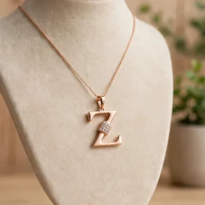 DJ172 DIJE DE INICIAL "Z" GRANDE 18K