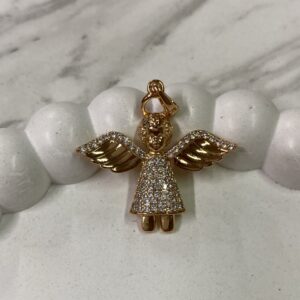 DJ232 DIJE DE ANGELITOS 18K