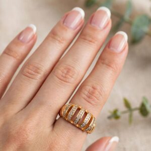R379 ANILLO VINTAGE INGLES 18K
