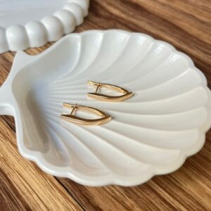 A18094 ARETE LARGO TIPO PICO 18K