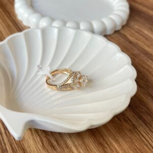 18006 ANILLO DE DIAMANTE CON PIEDRAS 18K