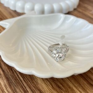 R0003 ANILLO DE RODIO CON PIEDRA GRANDE