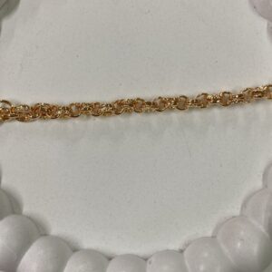 P18082 PULSERA DOBLE ESLABON REDONDO