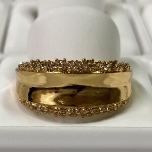 R1807- ANILLO GRUESO CON DOS LINEAS A LA ORILLA