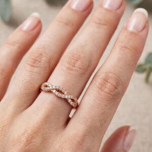 R1809 ANILLO TIPO INFINITO DE CRISTALES