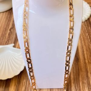 C18059 CADENA ANCHA CON DISEÑO 1 ESLABON 60CM