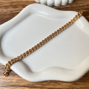 P18136 PULSERA DE ESLABON CUBANO 18K 20CM