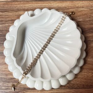 P18159 PULSERA DE CRISTALES DE 18K 22CM