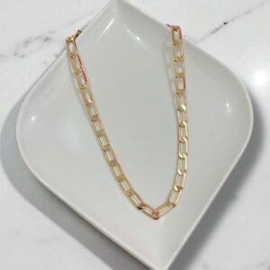 C18098 CADENA DE ESLABONES PLANOS 18K 50CM