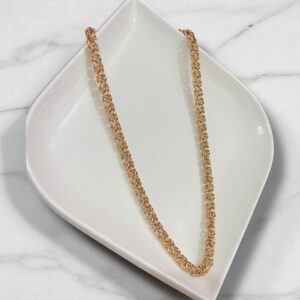 C18094 CADENA BIZANTINA 18K 55CM