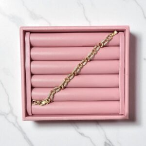 P18188 PULSERA CON ESLABONES DIAMANTADOS 18K 17CM