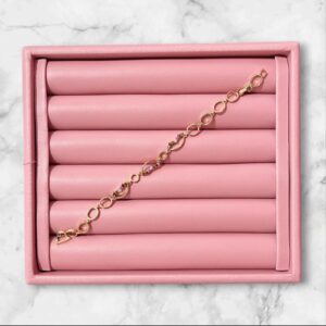 P18219 PULSERA DE ESLABONES ROLO 18K 19CM