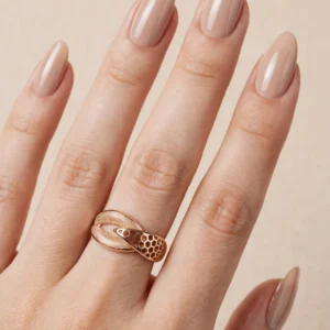 18019 ANILLO NUDO MEDIO DE18K