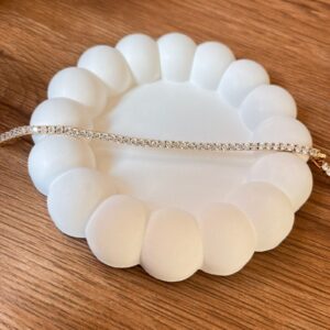 P18235 PULSERA CON PIEDRAS 18K 19CM