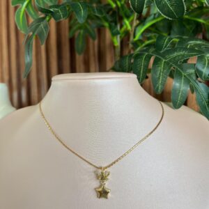 D14002 DIJE DE ESTRELLA CON CORONA DE 14K