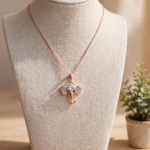 D18007 DIJE DE ELEFANTE CON BRILLOS 18K
