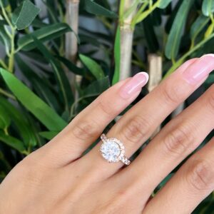 18053 ANILO CON PIEDRA RODONDA GRANDE 18K