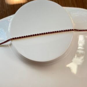 P18300 PULSERA DELGADA CON BRILLOS FIUSHA 18K 17+2CM