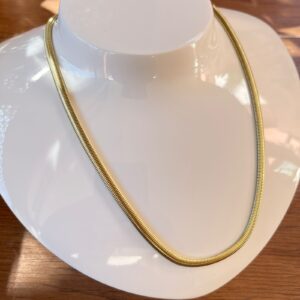 C14010 CADENA GRUESA ESTILO SERPIENTE 45CM 14K