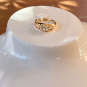 18063 ANILLO CON CRISTALES 18K