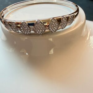 BR016 BRAZALETE CON ROMBOS Y BRILLOS