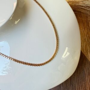 C18239 CADENA DELGADA ESLABON PLANO 45 cms