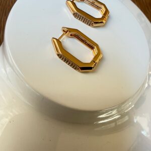 A18792 ARRACADA CON LINEAS DE KRYSTALES PEQUEÑOS