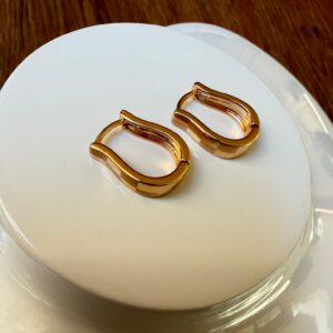 A18798 ARRACADA CON GRABADO FINO