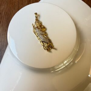 D14010 DIJE SAN JUDAS TADEO CON KRYSTALES PEQUEÑOS