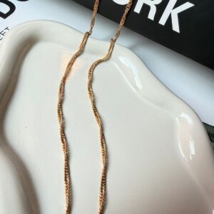 C18252 CADENA TORCIDA 18K 50CM