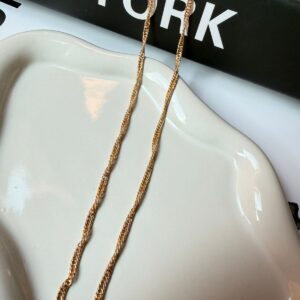 C18254 CADENA TORCIDA 18K 55CM