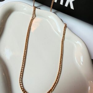 C18255 CADENA ESLABON CUBANO 18K 60CM