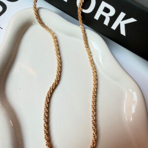 C18244 CADENA TORSAL DIAMANTADO 18K 45CM