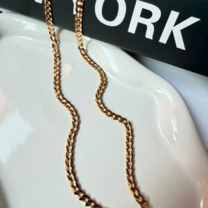 C18253 CADENA ESLABON CUBANO 18K 50CM