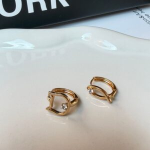 A18829 ARETE DE GATO Y PEZ 18K