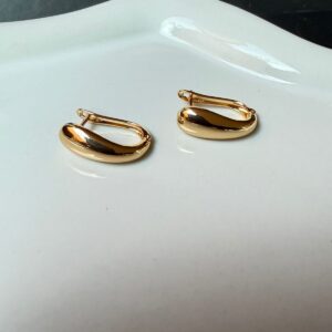 A18834 ARETE TIPO GOTA 18K