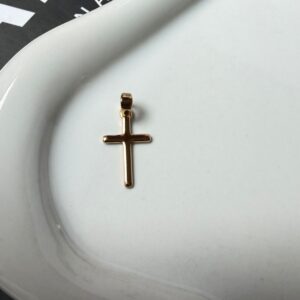 D18038 DIJE DE CRUZ LISA 1.8X1CM