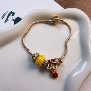 P18347 PULSERA ESTILO PANDORA 17+5CM 18K