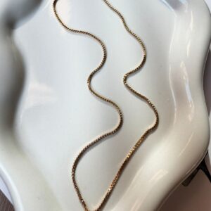 C18260 CADENA ESLABON VENECIANO 18K 50CM