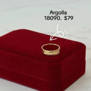 18090 ARGOLLA GRABADO DE LINEAS 18K