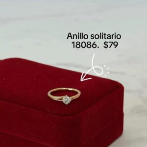 18086 ANILLO SOLITARIO 18K
