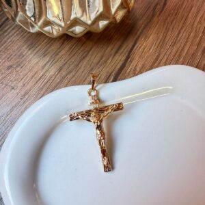 D18048 DIJE DE CRUCIFIJO 18K