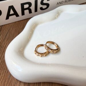 A18871 ARETE CON BRILLOS 18K