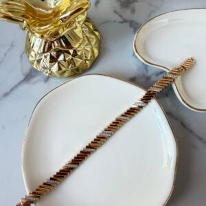 P18407 PULSERA DISEÑO LINEAS 17+2CM 18K