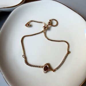 P18430 PULSERA DIJE DE CONCHA 26CM 18K